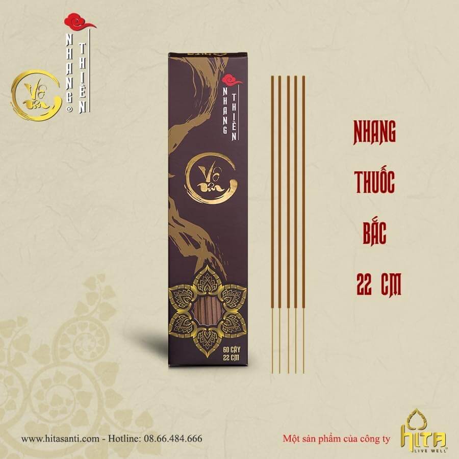 Nhang Thuốc Bắc có tăm 22cm